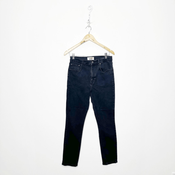 Reformation Denim - Reformation Harper High Rise Skinny Jeans 16576 BLACK stretch womens size 30